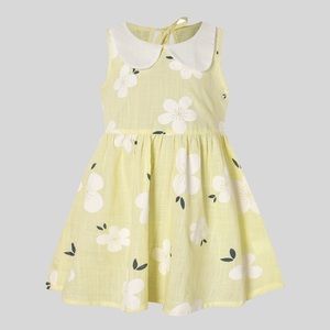 Baby Girl “PatPat” Floral Doll Collar Dress